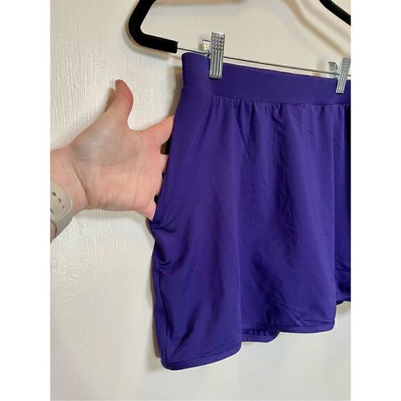 🔴 NWT TSLA Women's Athletic Skort Purple Tennis Skirt size S - Picture 9 of 12